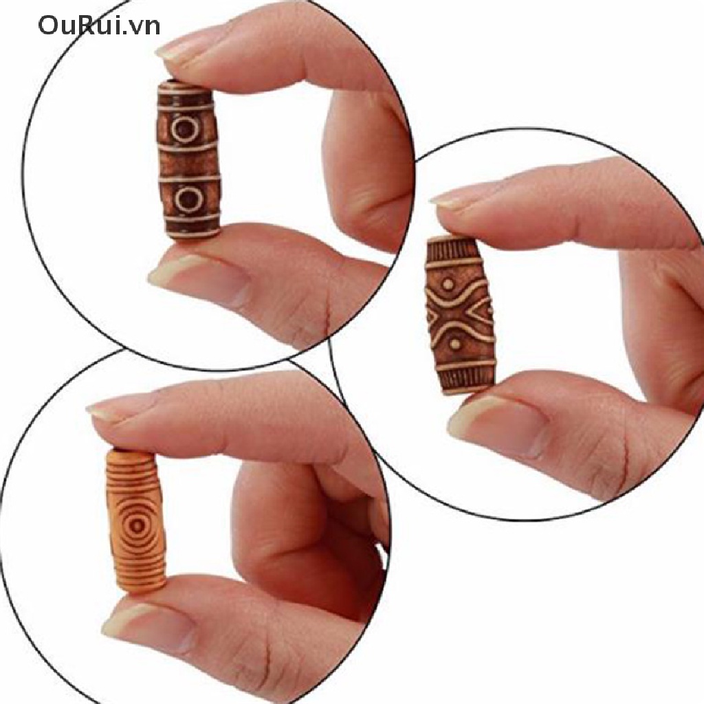 Bộ 10 Kẹp Tạo Kiểu Tóc Dreadlock Tây Tạng