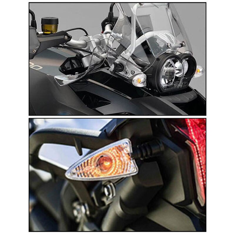 Đèn Xi Nhan 12V Màu Trong Suốt Cho BMW R1200GS / R / RS R1250GS