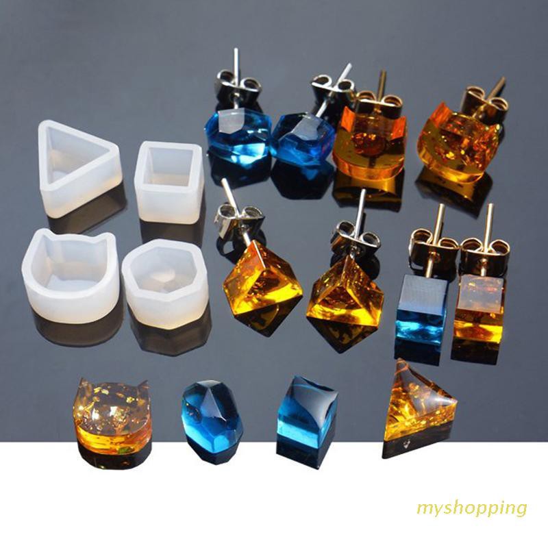 Khuôn Silicone Hỗ Trợ Làm Khuyên Tai