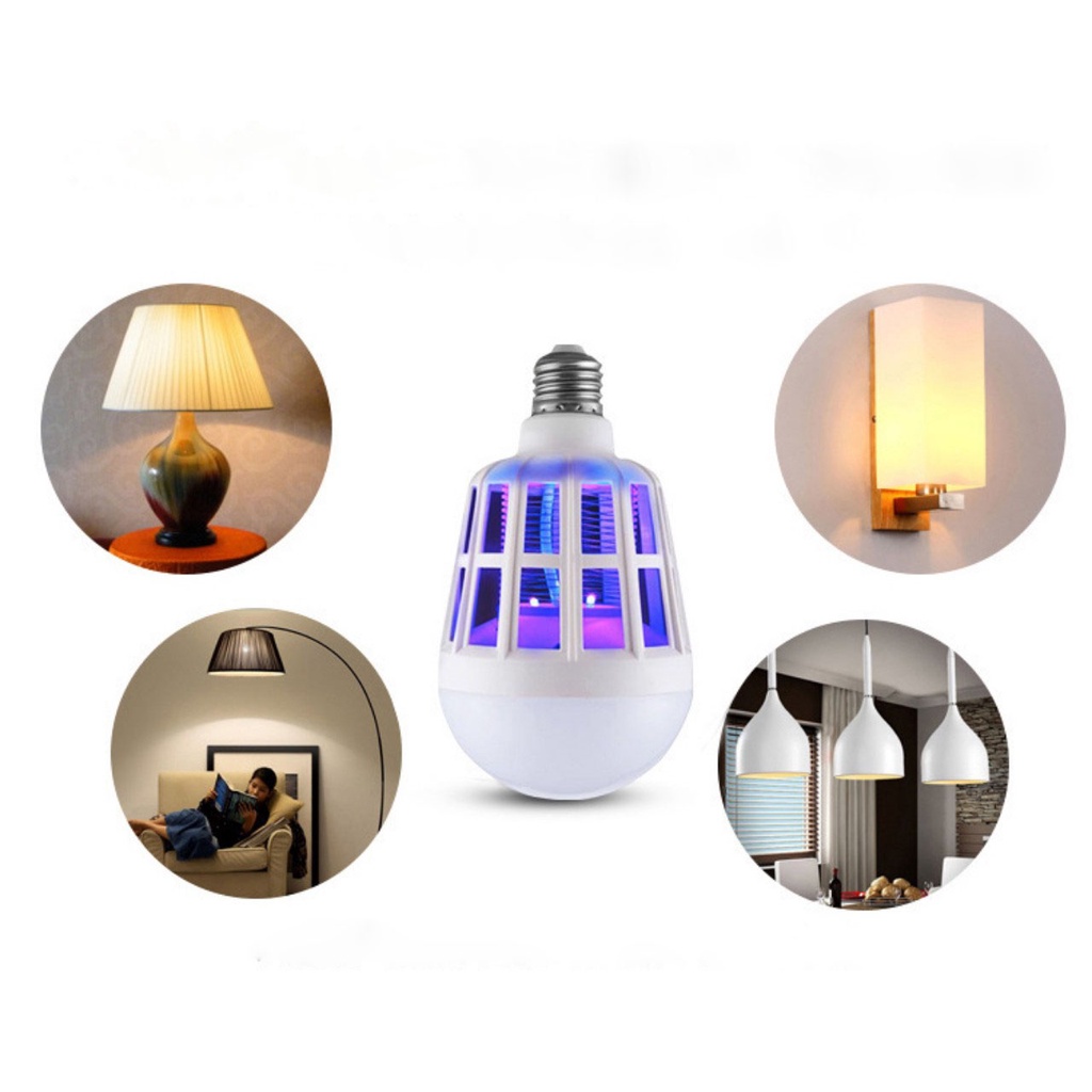 [XẢ KHO 3 NGÀY] Bóng đèn bắt muỗi và công trùng nhỏ bảo vệ bạn (9w)