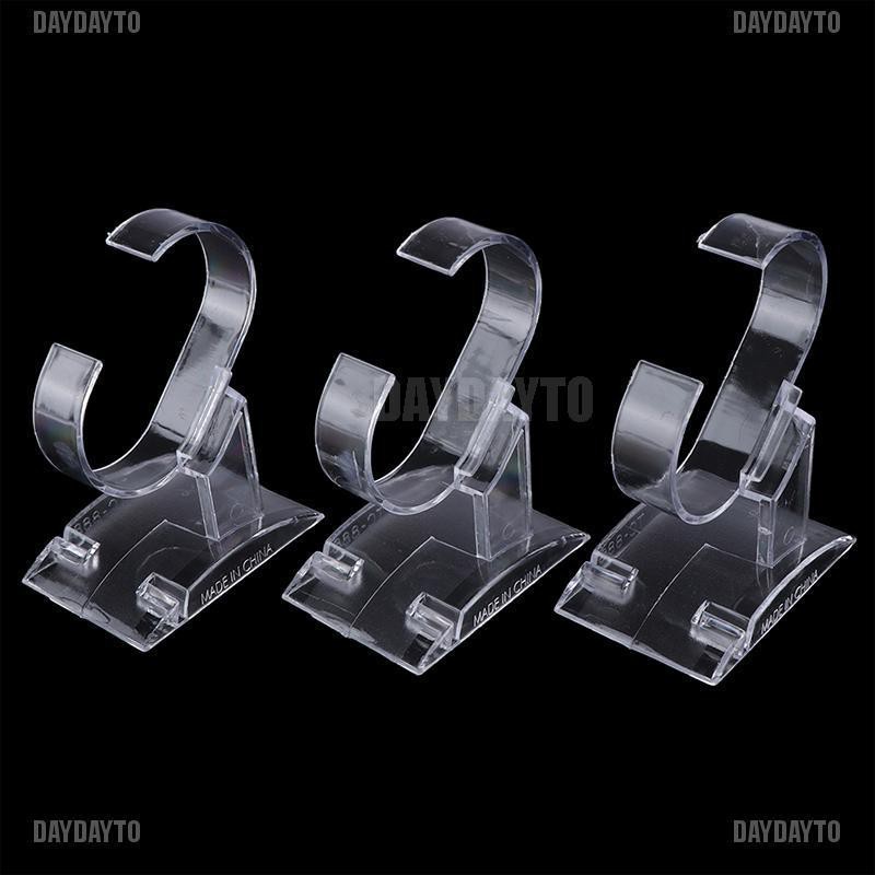 Set 3 giá giữ trưng bày đồng hồ acrylic trong suốt tiện lợi