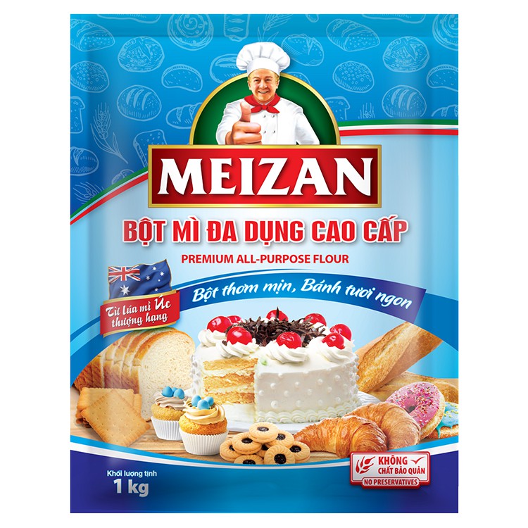 Bột mì đa dụng cao cấp Meizan 1kg