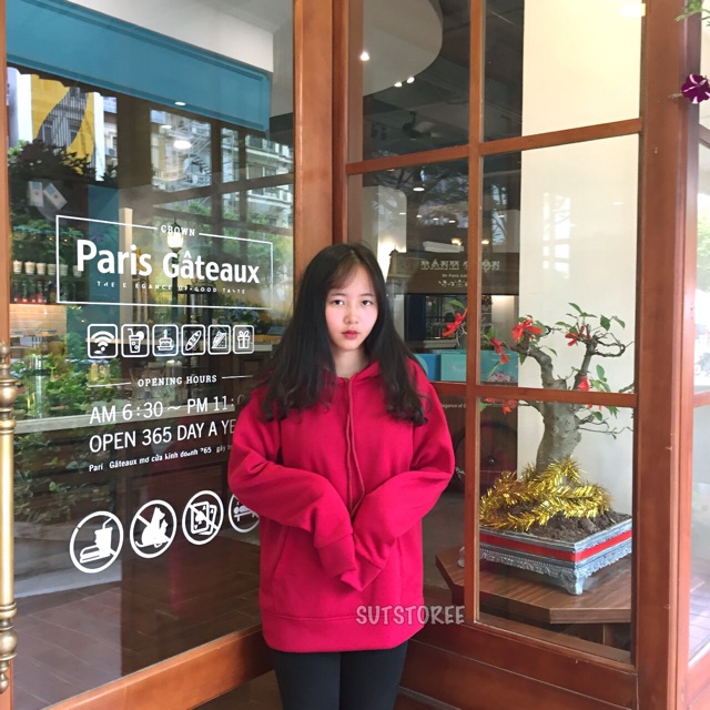 ÁO HOODIE NỈ BÔNG 11 MÀU