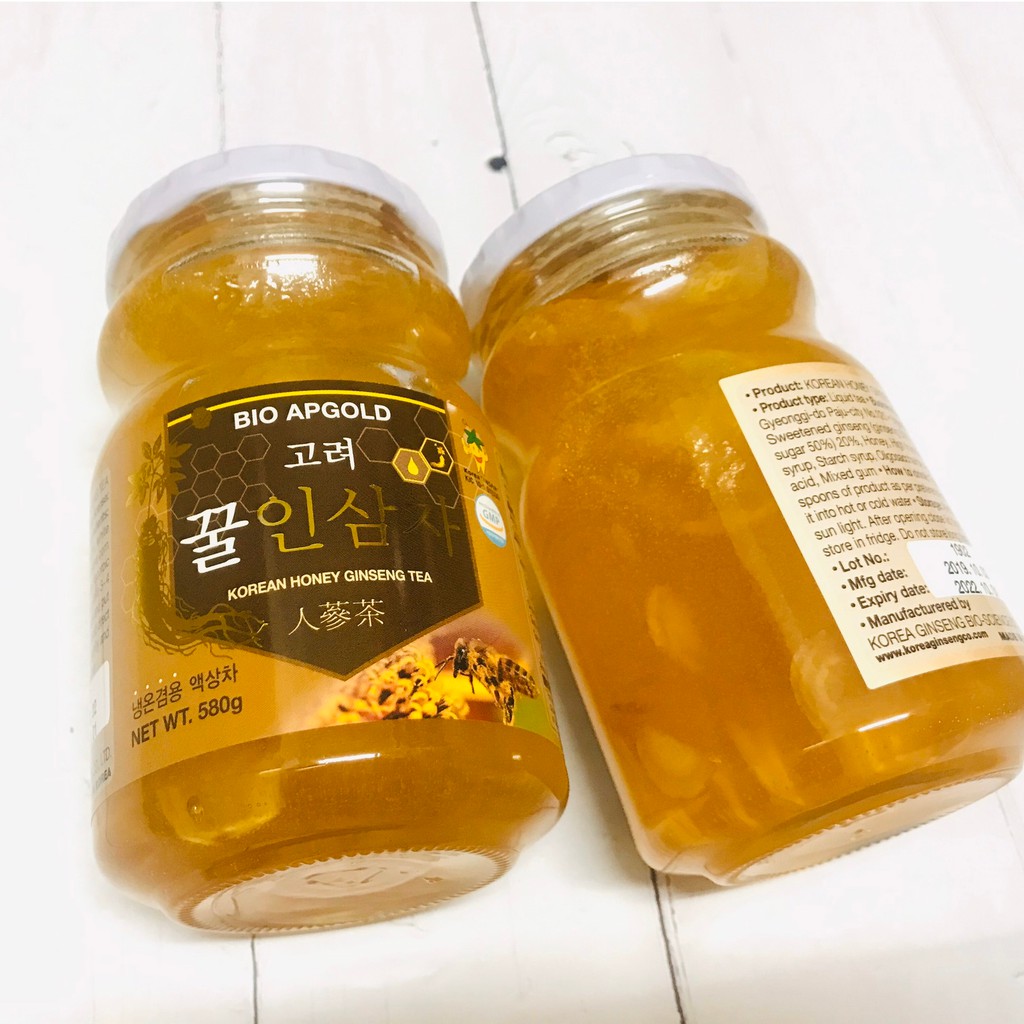 Sâm tươi ngâm mật ong Hàn Quốc 580G