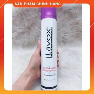 KEO XỊT TẠO KIỂU TÓC LAVOX MỀM 420ML