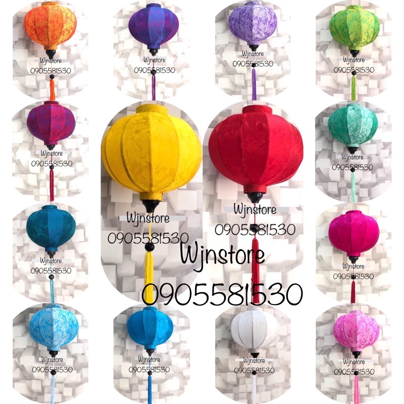 Đèn lồng trang trí Hội An Lantern mua 10 =sỉ ib