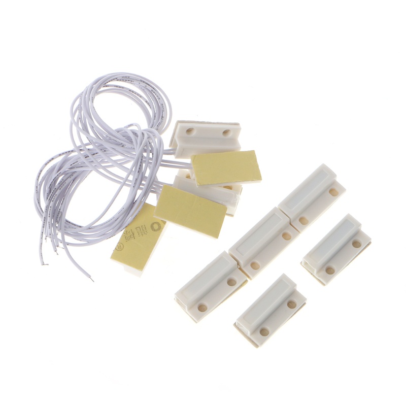 Set 5 Bộ Cảm Biến Từ Tính MC-38 Chuyên Dụng Cho Hệ Thống Báo Động Cửa Sổ