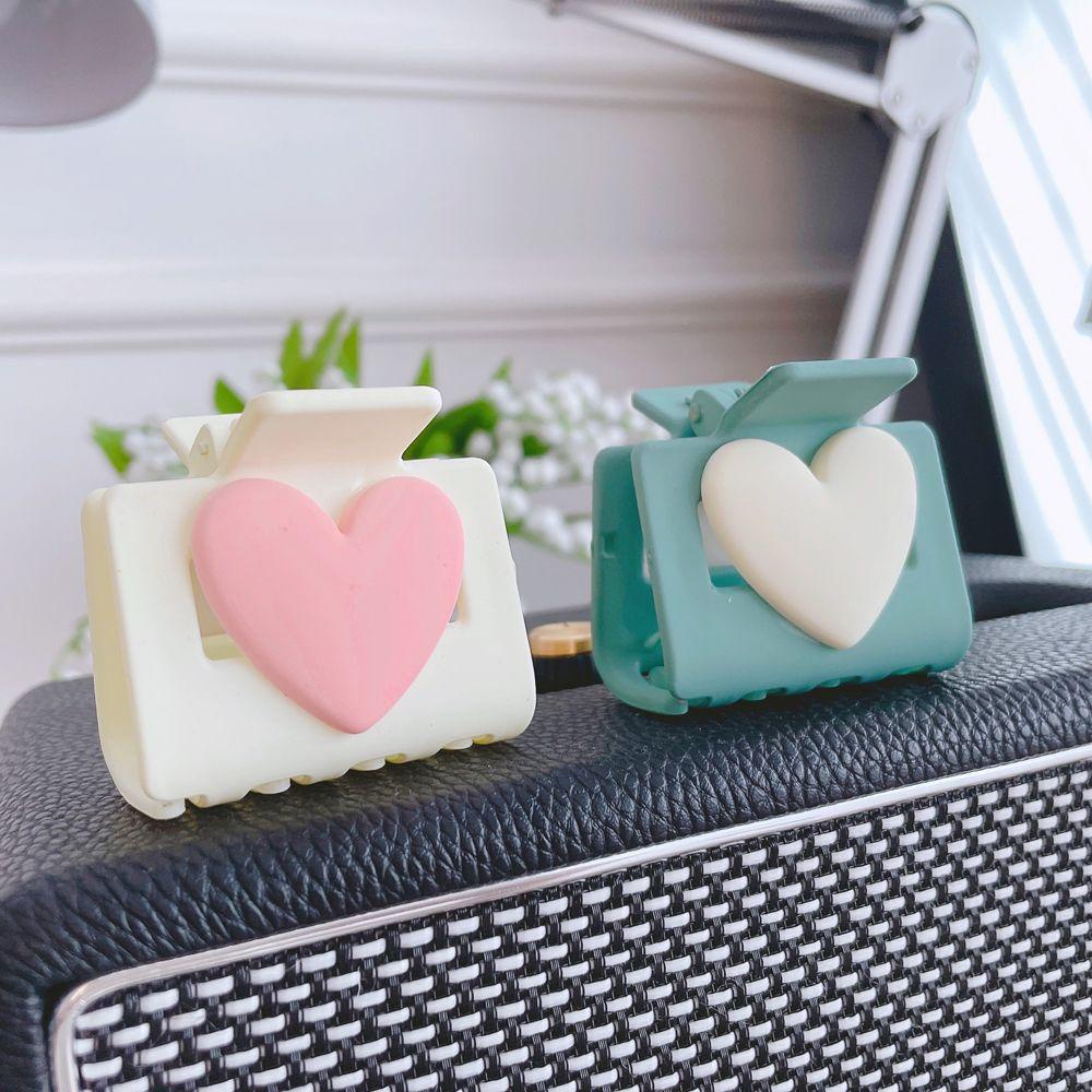 Kẹp Tóc Hình Trái Tim Phong Cách Hàn Quốc Xinh Xắn Cho Nữ