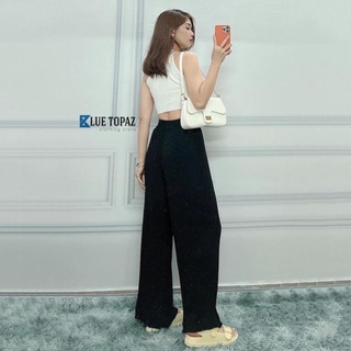 áo crop len tăm cổ yếm