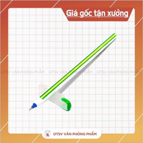 Bút nến THIÊN LONG, bút bi CANDEE đầu bi 0.6mm TL093 mực xanh, đen, mực đều cầm êm chắc chắn hàng chính hãng cao cấp