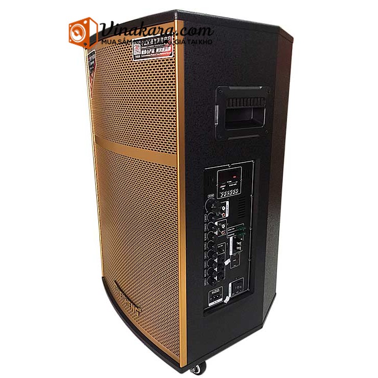 Loa kéo karaoke Temeisheng QX152, loa bass 4 tấc, công suất 800W