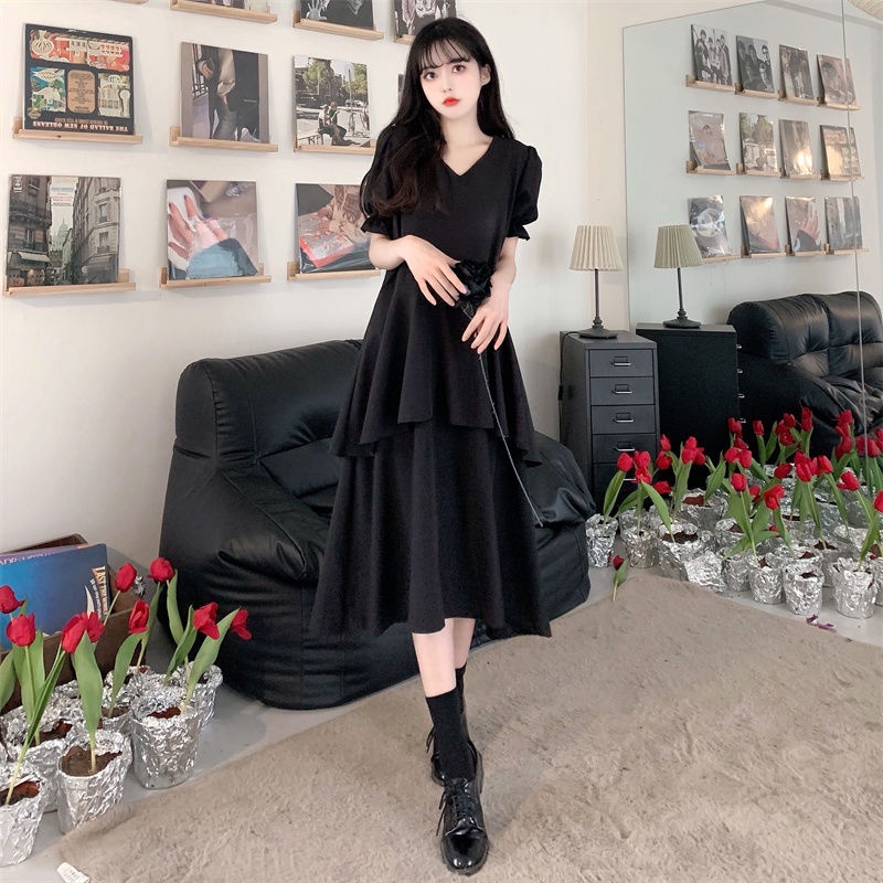 IELGY Set Áo Váy Thời Trang Phong Cách Pháp Cá Tính Cho Nữ