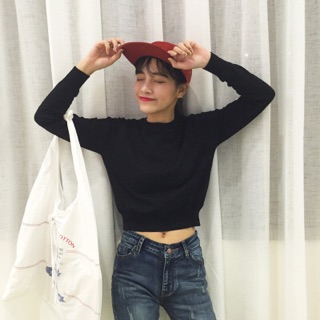 Áo croptop dài tay