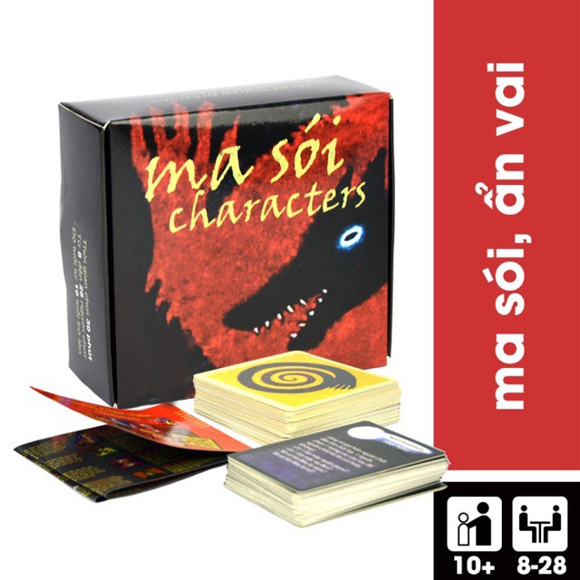 Ma sói Character (Tiếng Việt) - Boardgame Werewolf Character