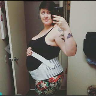 Đai đỡ bụng bầu cho Bà bầu – Màu trắng - Size L (80-115cm) - Size XL (bụng 88 -128cm) - XXL (bụng 100 -130cm)