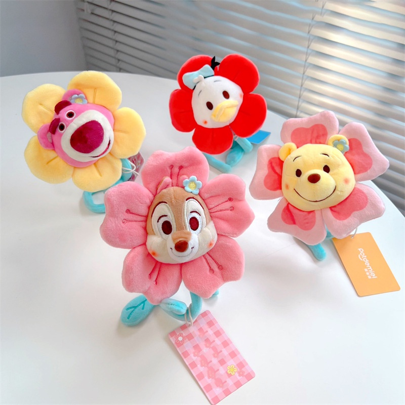 Hoa đồ chơi nhung lông vịt Donald Winnie The Pooh Lotso CHIP Disney 30 cm/ 35 cm dễ thương quà tặng cho trẻ em
