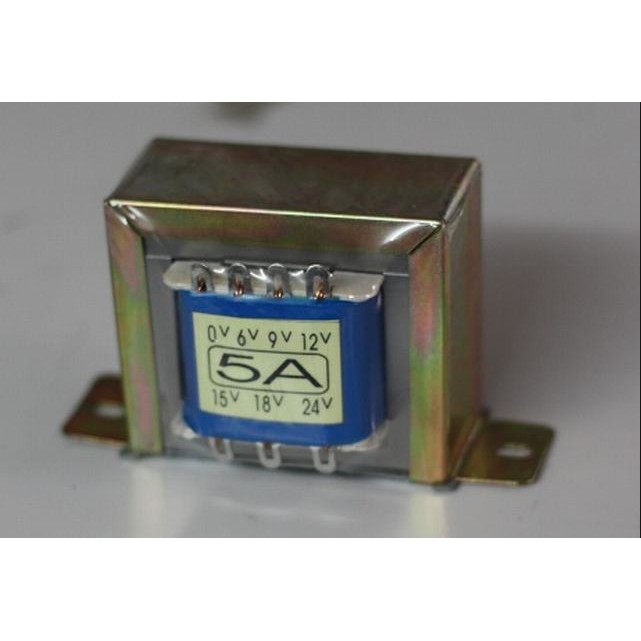 Biến Áp 5A -0v-6v-9v-12v-15v-18v-24v