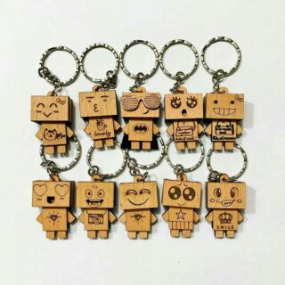 Móc khóa người gỗ Danbo 15k