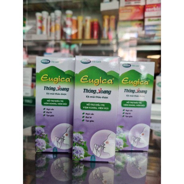 Xịt Mũi Thảo Dược Thông Xoang Eugica