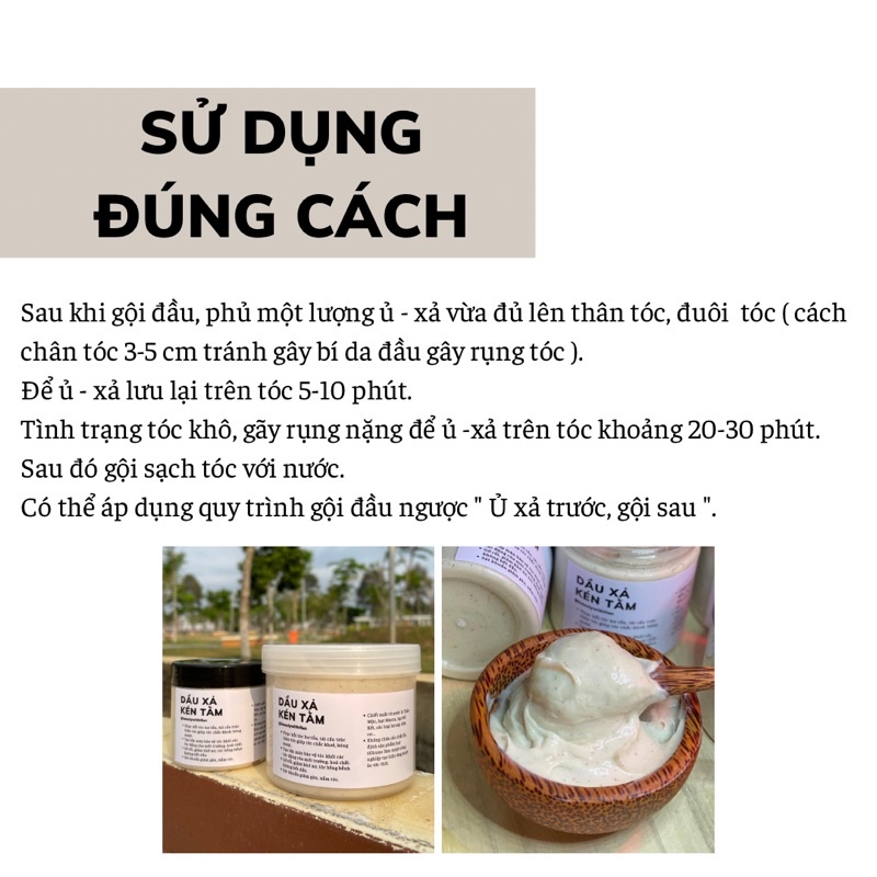 Dầu xả Bồ Kết Kén Tằm phục hồi tóc hư tổn @beautywithHan | BigBuy360 - bigbuy360.vn