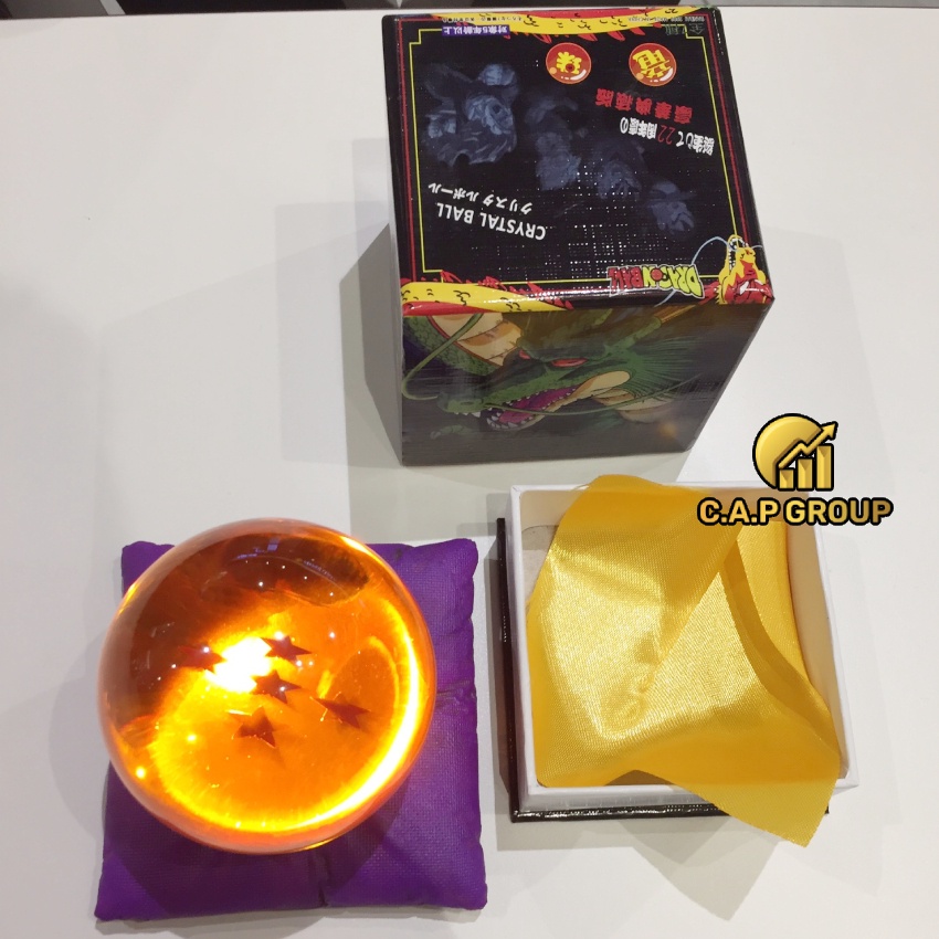 Mô hình Dragon Ball 7 Viên Ngọc Rồng và Đế có đèn phát sáng - II70