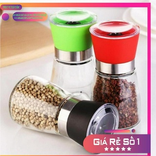 Cối xay tiêu, xay hạt khô bằng thủy tinh