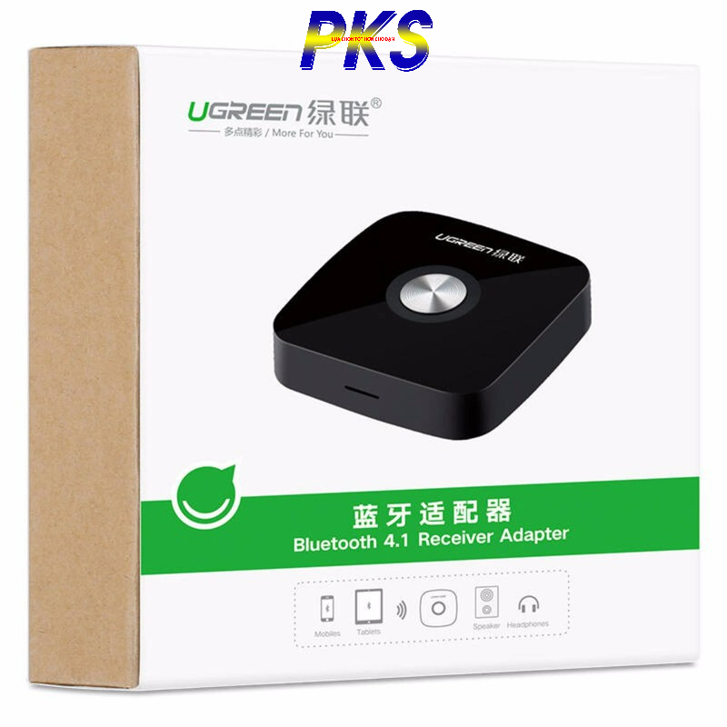 Thiết Bị Nhận Bluetooth 4.1 Musis Recceiver UGREEN 30445 - Bộ Thu Bluetooth Sound - Hàng Chính Hãng - 30445