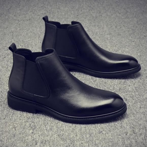 Giày Boot Nam - Chelsea Boots Da Bóng Cao Cấp GN292 -o97 ! :