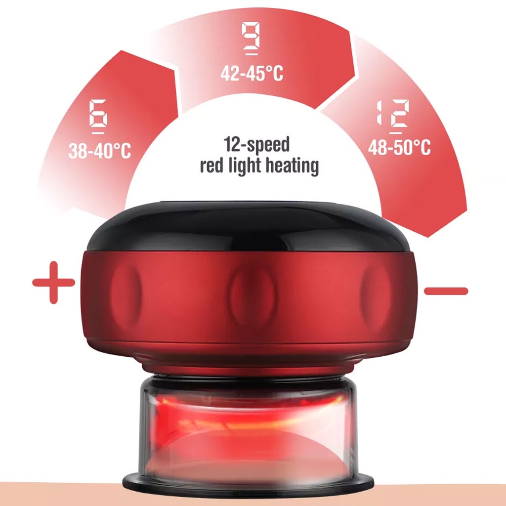 Máy massage cầm tay giác hơi cạo gió không dùng lửa - bo ong giac hoi hut chan khong - giam can A23