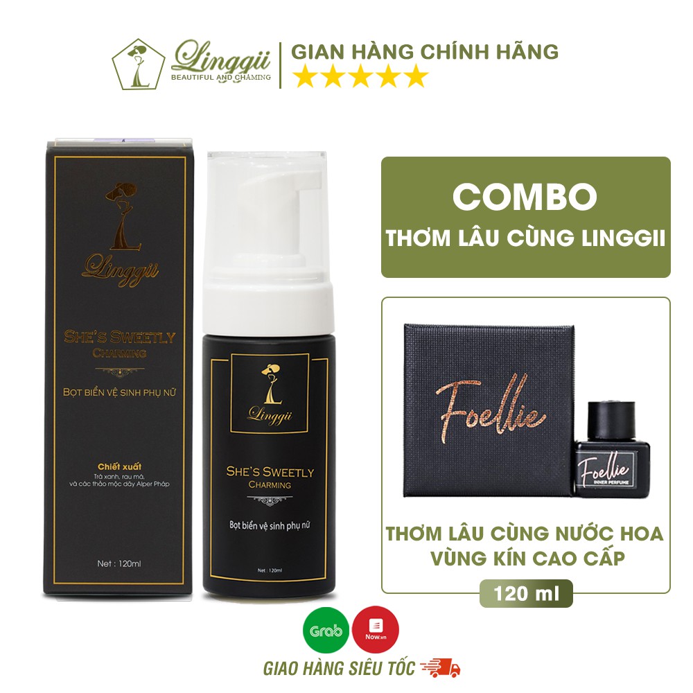 COMBO THƠM LÂU CÙNG NƯỚC HOA LINGGII