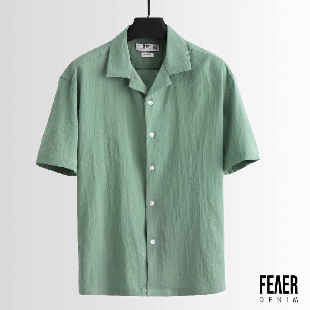Áo sơ mi nam trơn Feaer DENIM chất lanh Vest Linen | BigBuy360 - bigbuy360.vn