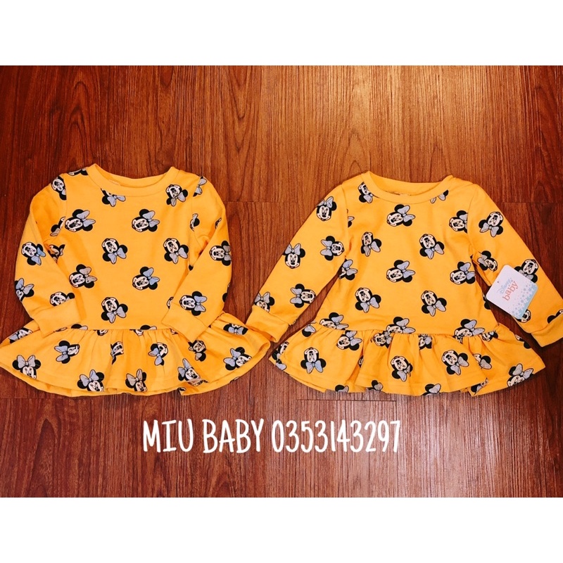 Áo nỉ đuôi cá lót bông mềm bé gái du xịn