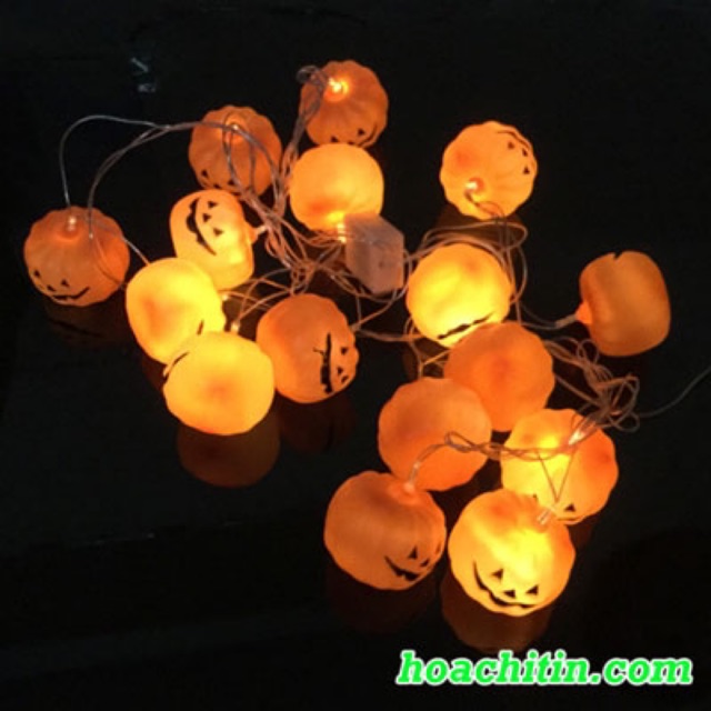 Dây Đèn Led Bí Ngô Trang Trí Halloween