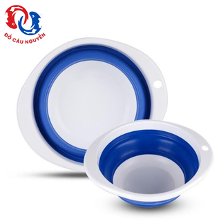Khay Trộn Mồi câu cá , bát trộn mồi câu , SiLiCon siêu bền , thu gọn gàng , đủ size kích cỡ