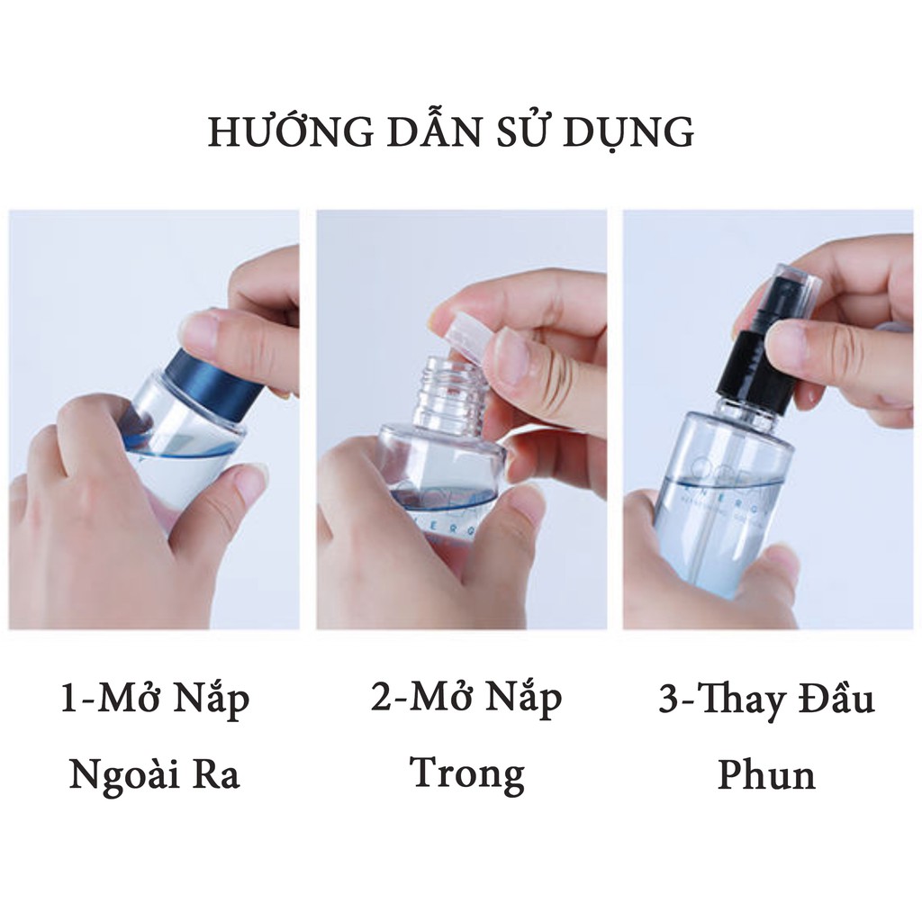 Vòi Nhấn Xịt Giọt Phun Siêu Nhỏ Nhựa Cao Cấp