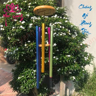 Chuông Gió Phong Thủy 5 Thanh- Nhiều Màu