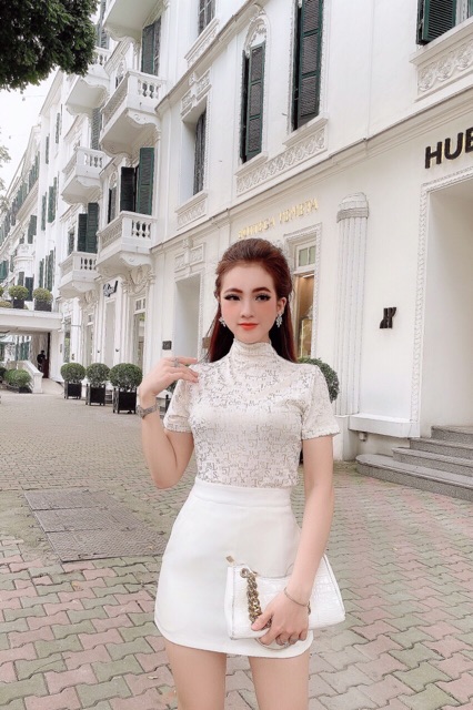 áo nhũ chữ, áo thun đẹp tay ngắn cổ 3 phân sang chảnh