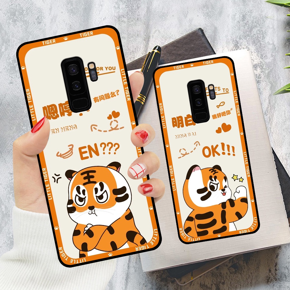 Ốp lưng Samsung S9 / S9 Plus / S9+ in hình cặp đôi doremon, hổ, khủng long dễ thương