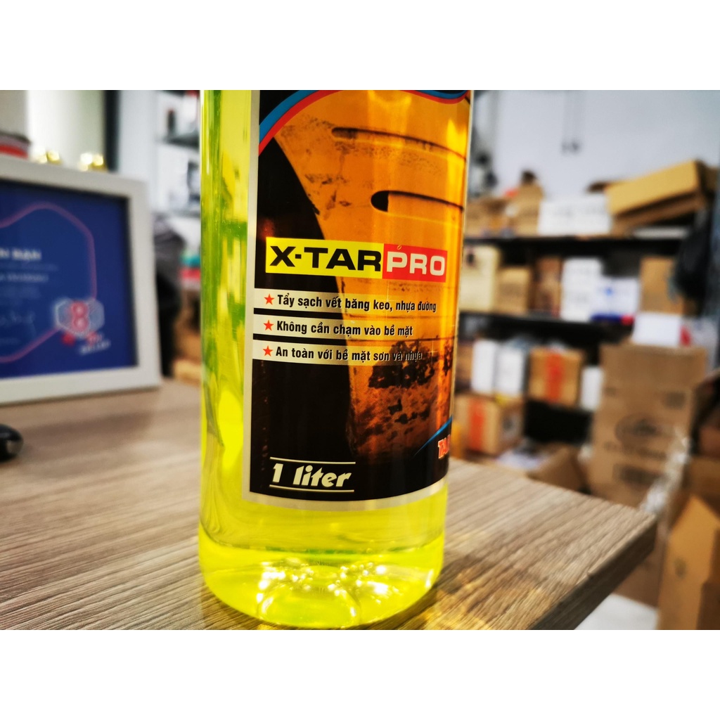 Chai Xịt Tẩy Băng Keo ,Tảy Nhựa Đường EKOKEMIKA XTAR PRO 1L Tặng Khăn