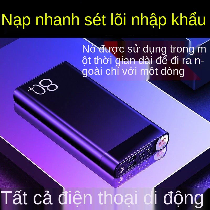 bảo bối sạc chính hãng dung lượng cao Huawei 3 Apple 5oppo8 Xiaomi di động phổ thông Nguồn điện 20000 mA