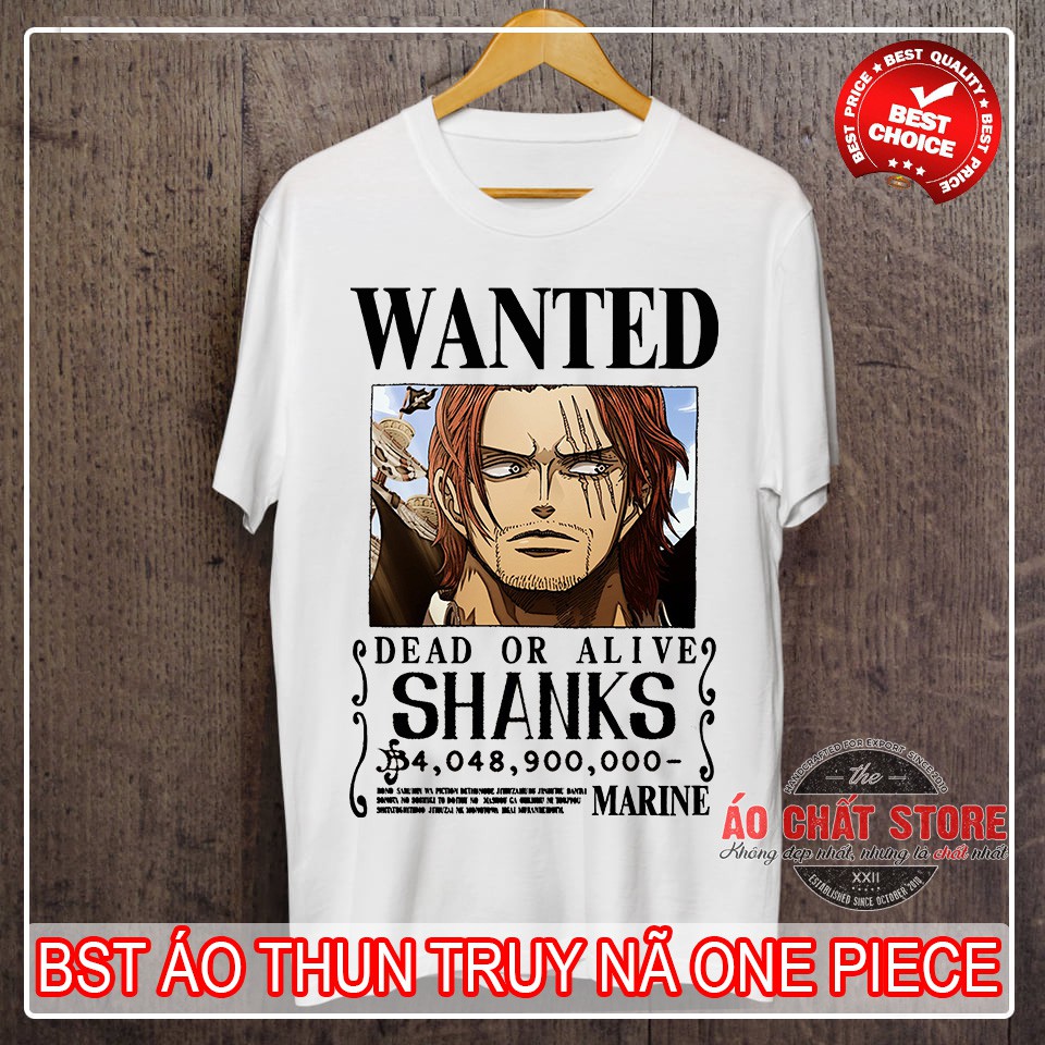 (VIDEO) BST ÁO THUN ONE PIECE TRUY NÃ BĂNG MŨ RƠM SIÊU ĐỘC | ÁO LUFFY ONE PIECE WANTED TSHIRT OP18