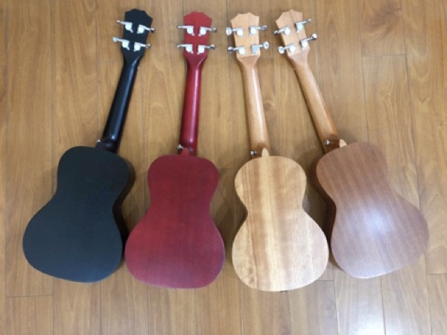Đàn ukulele concert gỗ mộc size 23 tặng phụ kiện chất lượng