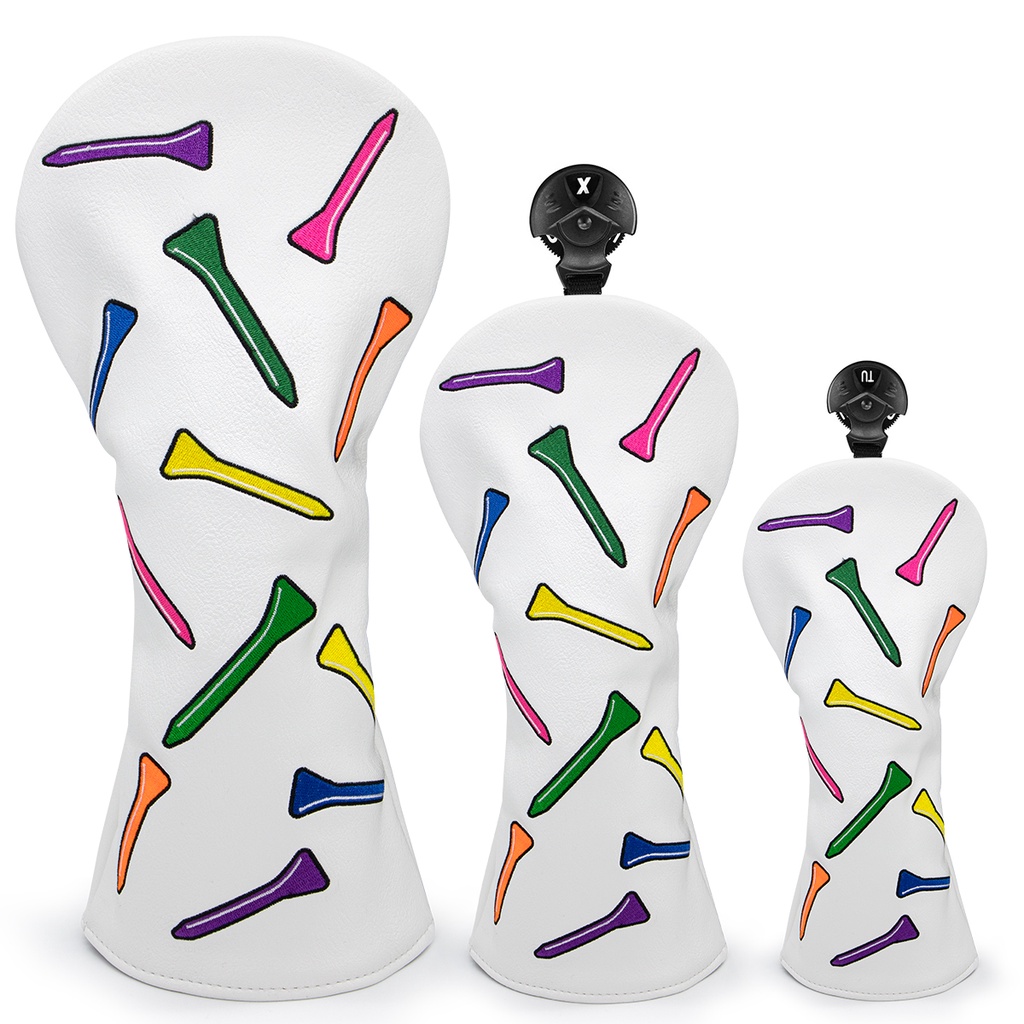 Golf Club Head Covers Golf Wood Head Cover cho Driver Fairway Wood Covers Hybrid Headcoves với thiết
