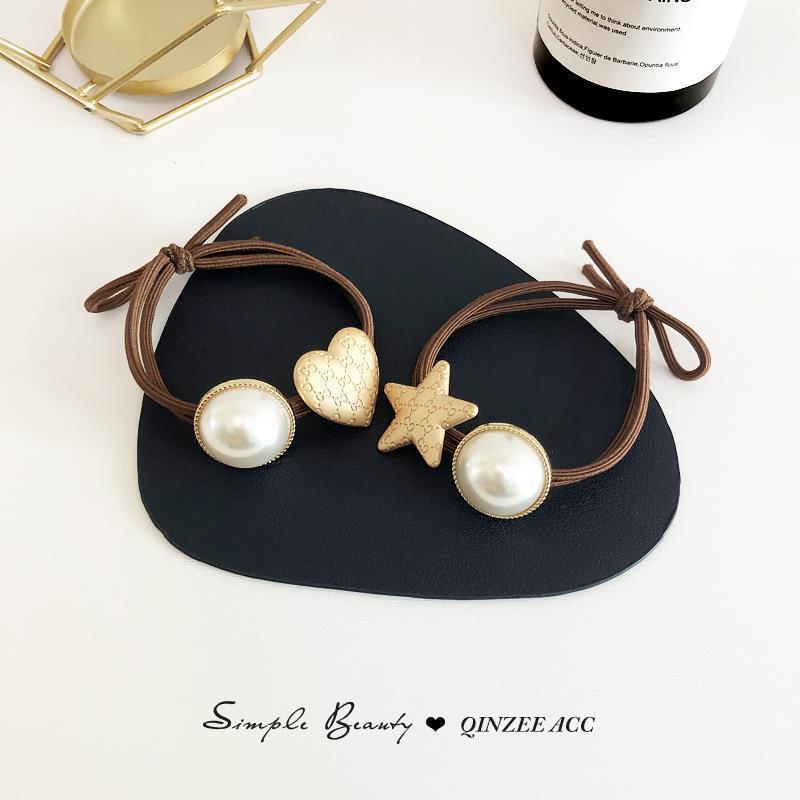 Cột tóc đính ngôi sao tim phong cách hàn quốc xinh xắn đáng yêu CT19