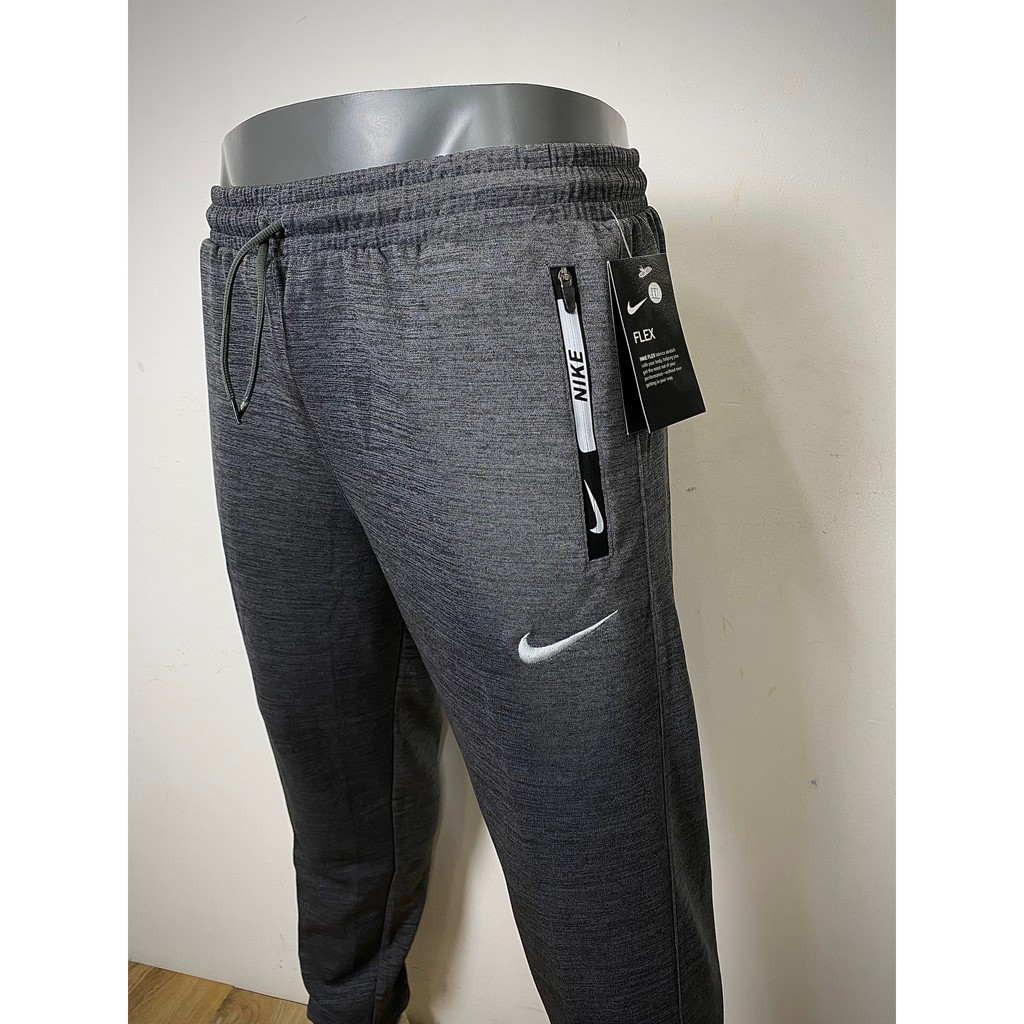 Quần thun thể thao dài mặc tập GYM túi khóa kéo chất polyester nam nữ mặc được - XK106 | BigBuy360 - bigbuy360.vn