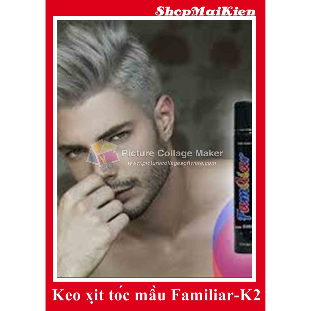 Keo Xịt Tóc Màu Familiar 100ml - Màu K2 Xám Khói