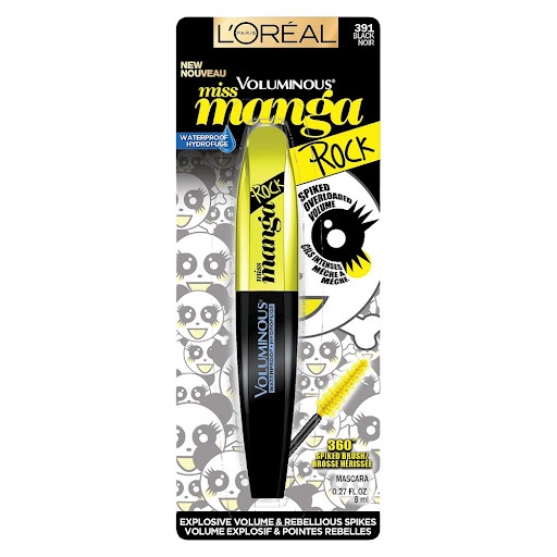 Cây chải lông giúp dày mi kháng nước L'oreal Volumnimous Original Mascara 391 Black noir  (Mỹ)