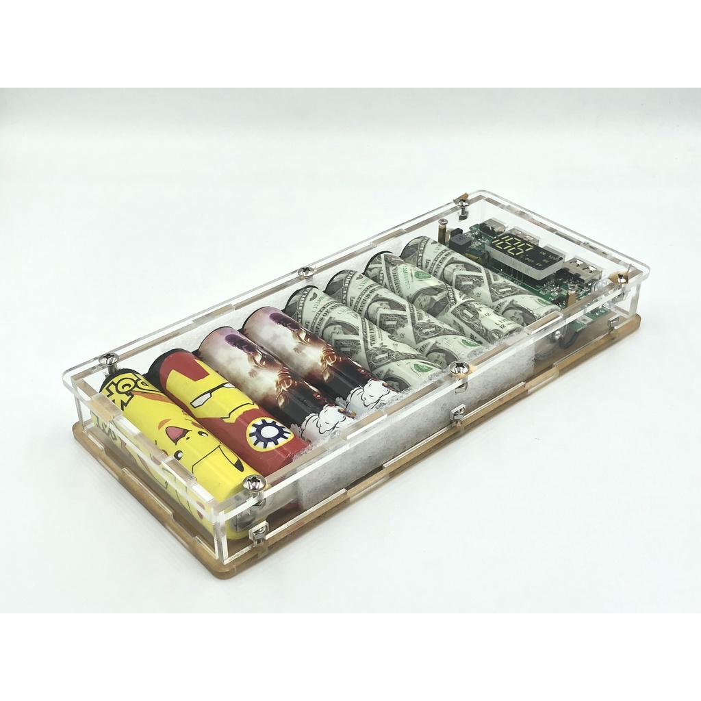Sạc Dự Phòng MICA Trong Suốt Cao Cấp Chuẩn 20000mAh