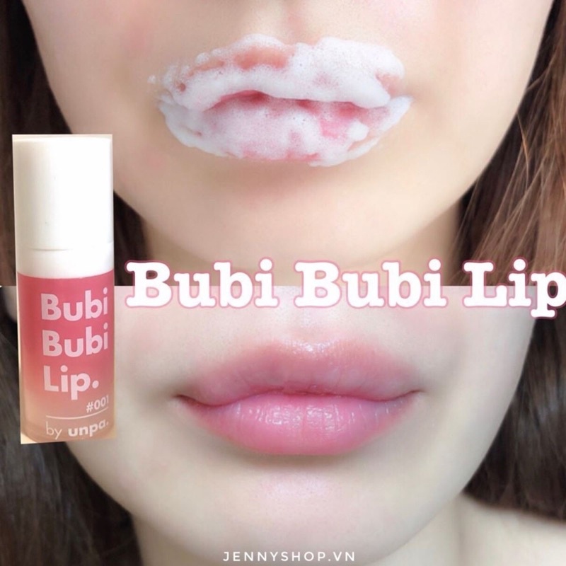 Tẩy Da Chết Sủi Bọt Thải Độc Môi Bubi , Bubi Bubble Lips Crub Mẫu Mới 2021
