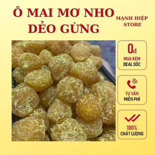 Ô mai mơ nho dẻo gừng
